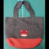 デニム刺繍バック